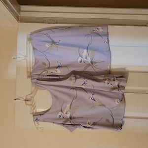 Tommy Bahama silk skirt and matching top